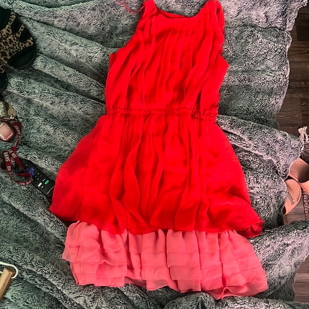 pink and red